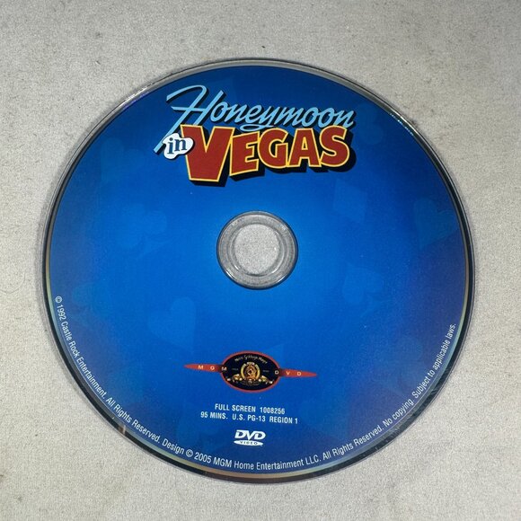 Honeymoon In Vegas DVD MGM 2005 Full-Screen James Caan Nicolas Cage Sarah - Picture 3 of 3